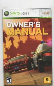 Midnight Club Los Angeles Xbox 360  MANUAL ONLY Authentic NO TRACKING - Picture 1 of 1