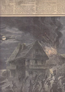 C1 Petit Journal 1892 REVOLTE ILE SERCQ SARK Channel Islands ILE ANGLO NORMANDE - Imagen 1 de 2