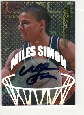 1998 Impulse Pro Signatures Authentic Miles Simon (Black Ink) #23.1 Rookie Auto - Image 1 of 2