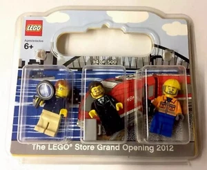 LEGO STORE GRAND OPENING 3 MINIFIGURE MINIFIG SET EXCLUSIVE ELIZABETH NJ 2012 !! - Picture 1 of 5