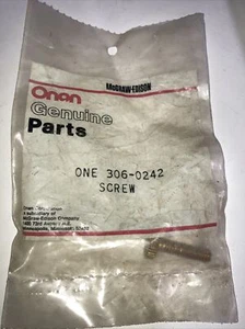 Genuine Onan 306-0242 Solenoid Screw - Picture 1 of 1