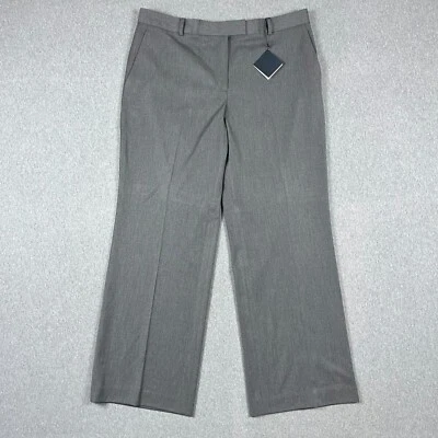 Nuevo con etiquetas Pantalones de vestir Brooks Brothers 346 para mujer talla 14 Caroline Fit gris $149 Foto 1 de 4