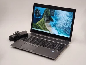 HP ZBook 15 G6 i7-9850H 2.6GHz 32GB RAM 512GB NVMe NVIDIA T2000 W11P + AC *READ* - Photo 1/13