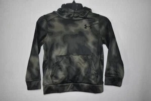 Under Armour Kids' Fleece Printed Hoodie 1379800 390 XSmall Green NWT - Picture 1 of 2