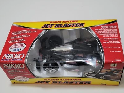 Vtg Nikko Jet Blaster Radio Controled RC Car 27 MHz 1/18 Scale New Open Box - Image 1 of 4