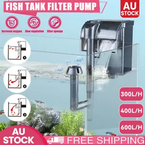 300L/H 400L/H 600L/H 2W 5W 8W Sunsun Aquarium Fish Tank Hang On Filters AU - Picture 1 of 15