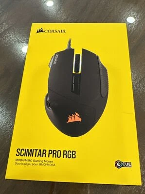 Corsair Scimitar Pro RGB MMO ‎CH-9304311-NA Gaming Mouse 16,000 DPI 12 Buttons - Image 1 of 3