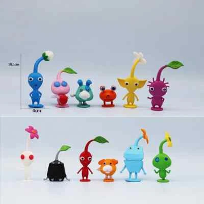 Juego de 12 piezas de figura PIKMIN Capitán Olimar PIKMIN PVC figura de acción muñeca juguetes Foto 1 de 4