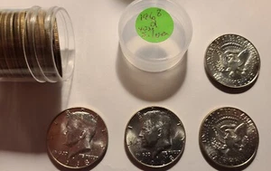 1968 D Silber Kennedy Half Dollar Wahl Bu aus Originalrolle  - Bild 1 von 1