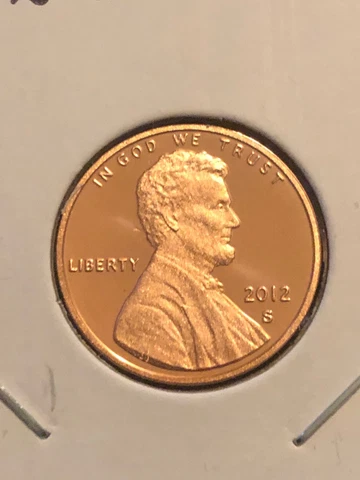 2012 S Lincoln Shield Cent Gem Deep Cameo Proof Penny Cover