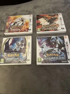 Pokemon Ultrasonne Nintendo 3DS 4er Set Pokemon Sealed Mint Set 4 - Bild 1 von 9