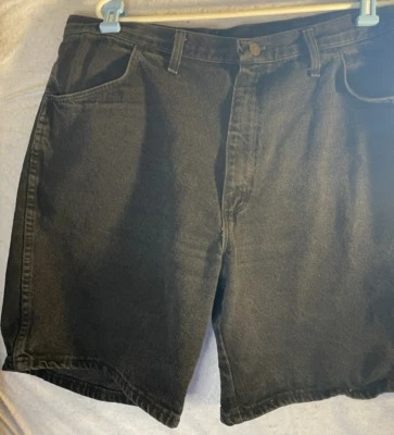 Rustler Shorts Men’s SZ 40 Denim Black Jean Dadcore Workwear - Image 1 of 4