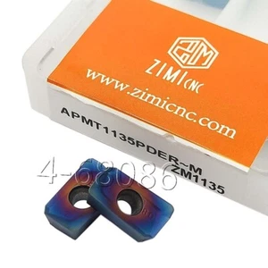 Inserto de carburo HRC65 APMT1135PDER-M2 ZM1135 APKT1135 PDERMilling inserto para 300R - Imagen 1 de 11
