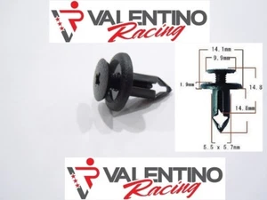 CLIPS RIVETTO CARENA HONDA CBR 600 1000 RR CB 500 F S X CB 600 F HORNET CB 650 F - Imagen 1 de 1