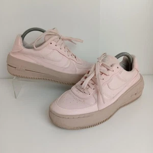 Nike Air Force 1 Pink Platform Trainers Gum Sole Womens UK 6 DJ9446-600 - Picture 1 of 6