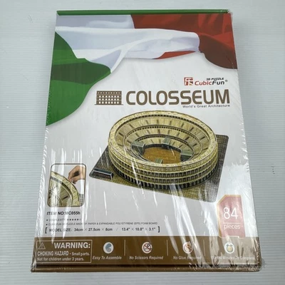 Colosseum Cubic Fun MC055H 3D Puzzle New Sealed - Image 1 of 4