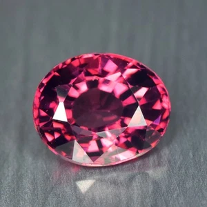 1.26Ct Oval_Beautiful 100% Natural Pink Rhodolite Garnet _Tanzania - Picture 1 of 1