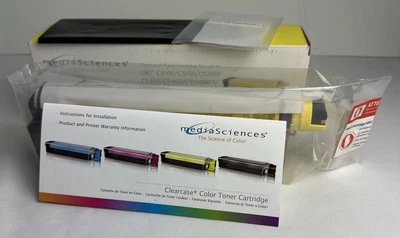 Cartucho de tóner Media Sciences amarillo estuche transparente OKI MS5000Y Foto 1 de 4