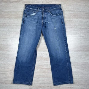 KSUBI Chitch Jeans Blue Accents Unique Light Wash Denim Men's Size 34 - Picture 1 of 10