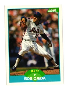 1989 Score #116 Bob Ojeda New York Mets - Picture 1 of 2