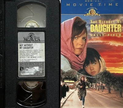 Not Without My Daughter (VHS, 1991) Sally Field **Buy 2 Get 1 Free** - Image 1 of 4