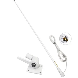 Vhf Marine Base Antenna 48 Inch Fiberglass Waterproof Marine Antenna 7 Meter Wi_ - Picture 1 of 6