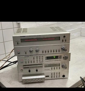 Telefunken HIFi Stereo Anl.AM/FM HT750M Verstärker HA750MCassettendeck HC750M W1 - Bild 1 von 10