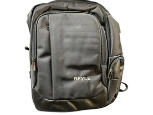 BEYLE Black Laptop Backpack Travel School Bag Multiple Pockets Durable NEW - Picture 1 of 2