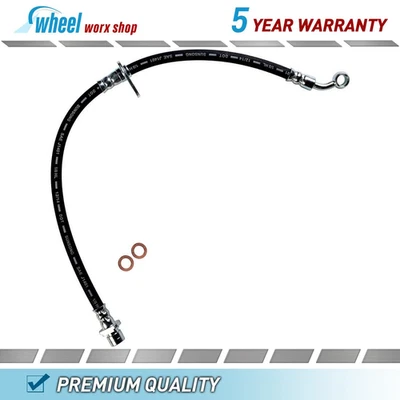 Rear Left LH Brake Hydraulic Hose for Honda Element 2003 2004 2005-2011 L4 2.4L - Image 1 of 4