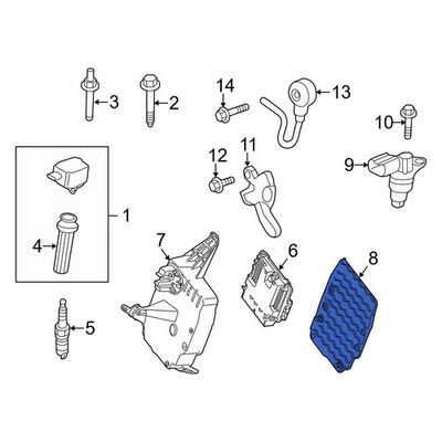 For Ford Escape 2017-2019 Ford GV6Z12B523A Engine Control Module ECM Cover — 第 1/3 张图片
