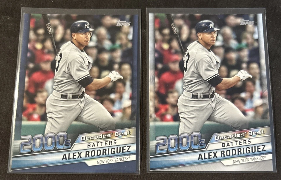2020 Topps Update Series Decades Best Batters Alex Rodriguez #DB-65 Blue + Base - Image 1 of 2