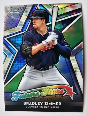 2018 Topps Chrome #FS-5 Bradley Zimmer Future Stars - Image 1 of 2