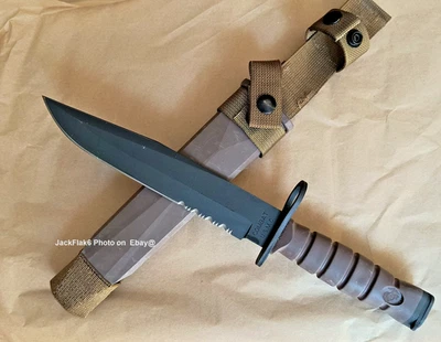 Cuchillo de colección OKC3S USMC Marine Corps Bayoneta Ontario Knife Co & Vaina  Foto 1 de 4
