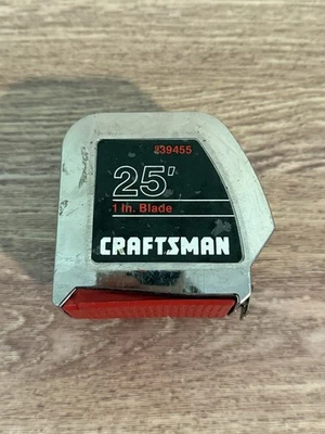 Vintage Craftsman 939455 Steel Tape Measure 1 Inch Blade 25 FT - Image 1 of 4