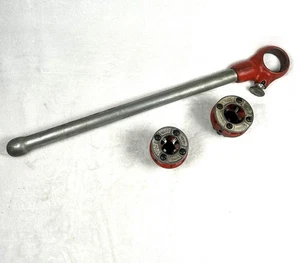 RIDGID 00-R Pipe Threader With 1/2” & 3/4” Die Head Threading Rigid - Picture 1 of 12