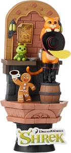 Shrek: Gatto con gli stivali DS-096 D-Stage Statua da 6 pollici, multicolore - Foto 1 di 4