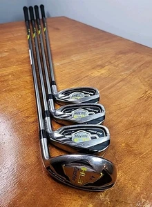 Tour Edge Hl3 4 Pcs Golf Clubs 6, 7, 8 Irons 4 Hybrid UST Miyama 60 Regular RH - Picture 1 of 11