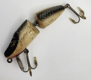 Creek Chub Shur-Strike Jointed River Master 02G Silver Flash Wooden Lure GE - Picture 1 of 4