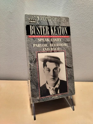 Buster Keaton, 2 Video Cassettes VHS - Speak Easily & Parlor Beadroom & Bath - Image 1 of 4