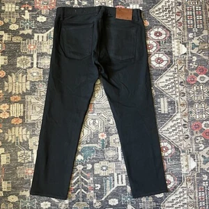 Hiroshi Kato Herren The Pen Jeans Gr. 34x 28 Schwarz Raw Denim Slim Selvedge Stretch - Bild 1 von 11
