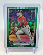 2022 Topps 1st Edition FREDDIE FREEMAN Green Holo 120/150 #236 Braves