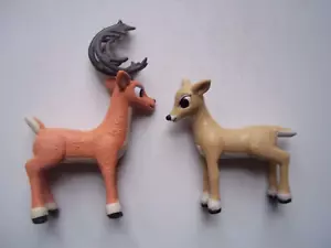 MR & MRS DONNER Plastic PVC Figures Island Misfit Toys Rudolph PLAYING MANTIS - Picture 1 of 12
