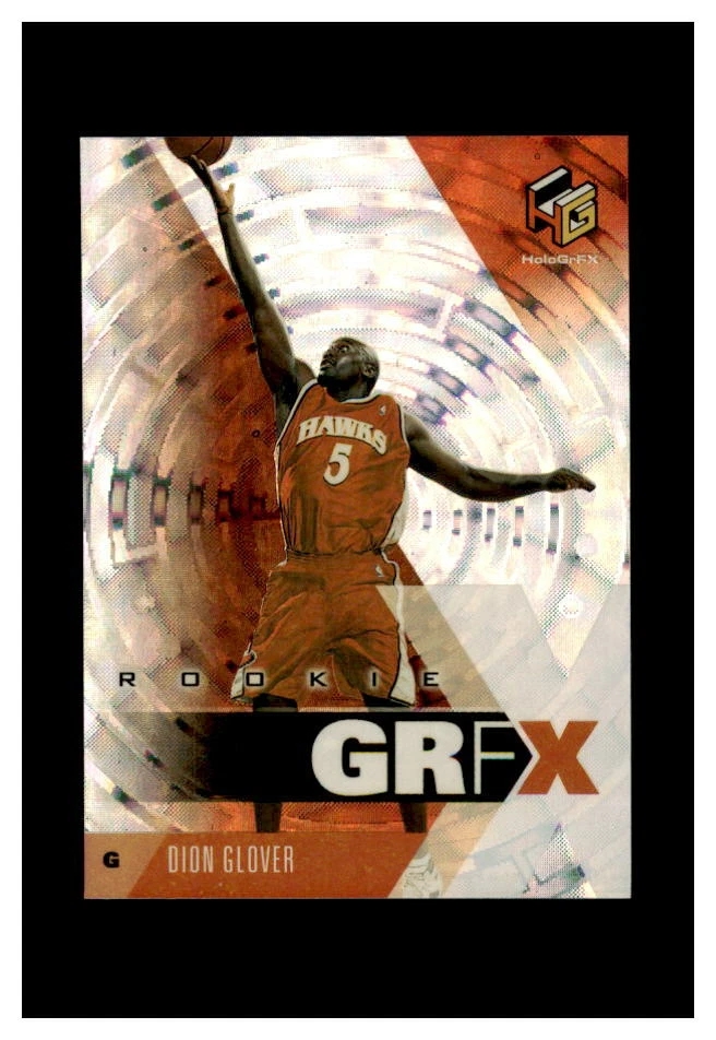 1999-00 UPPER DECK HOLO GRFX  ROOKIE #75 DION GLOVER HAWKS  - Image 1 of 2