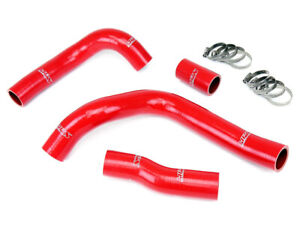 HPS Silicone Radiator Hose Kit + Clamps for Lexus 18-20 IS300 2.0L Turbo RED 19