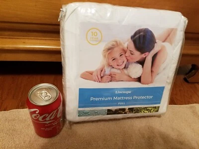 Linenspa Full size Bed Bedding Premium Mattress Protector Cover anti bedwetting - Изображение 1 из 3