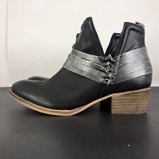 Diba True Sly Fox  Women’s 54628 Size 6 M Black/Gray Ankle Boots