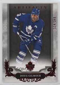 2018-19 Upper Deck Artifacts Legends Ruby /349 Doug Gilmour #153 HOF