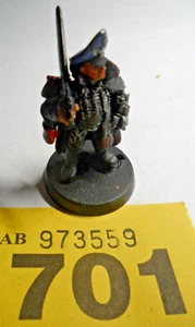 Warhammer 40k Imperial Guard metal commissar painted Militarum Y701 - Picture 1 of 7
