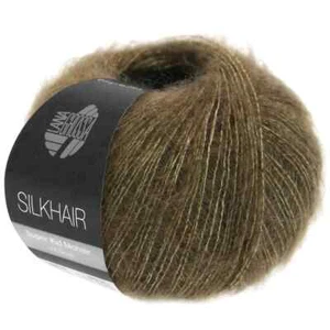 LANA GROSSA SILKHAIR Strickgarn Wolle (165 - Olivbraun) - Bild 1 von 5