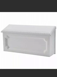 Gibraltar Mailboxes Windsor Rust-Proof Plastic White Wall-Mount WMH00W04 - Picture 1 of 8